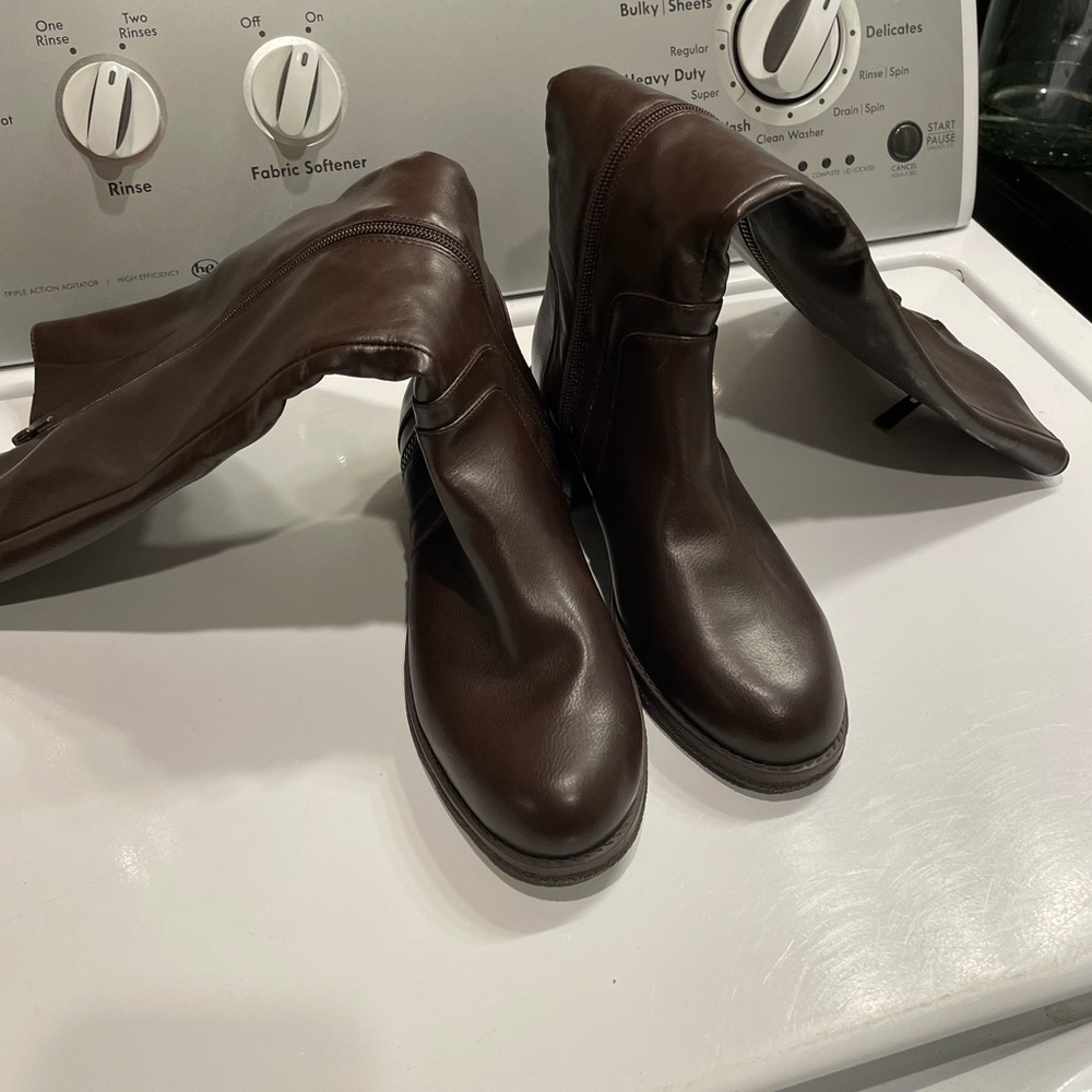 Style & Co. Women's Brown Over the Knee Boots